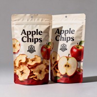 Op maat gemaakte digitale printbare, hersluitbare plastic aluminiumfolie diepvriesvruchten/voedsel/snack verpakking staande pouch met ritssluiting