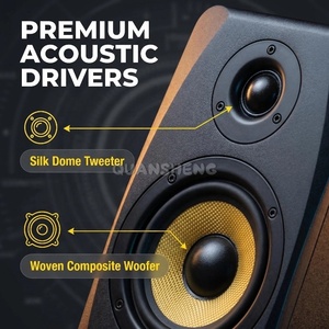 Moniteurs de studio actifs K5 (paire) – Enceintes de bureau Hi-Fi amplifiées pour le <span class=keywords><strong>mixage</strong></span>, le mastering, les percussions électroniques et le monitoring <span class=keywords><strong>DJ</strong></span> - Product Image 5