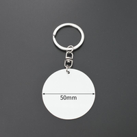 Llaveros Personalizados de Aluminio de 1 mm de Grosor con Diseño de Dibujos Animados, Impresión Digital Brillante a Doble Cara, Hechos a Mano, con Logotipo Personalizado, Llavero de Regalo Personalizado