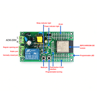 Placa de Desarrollo AC90-250V con Alimentación CA ESP32 WIFI para Módulo de Relé Único BLE, Convertidor CC/CC, Sistema Operativo Linux, Comunicación I2C