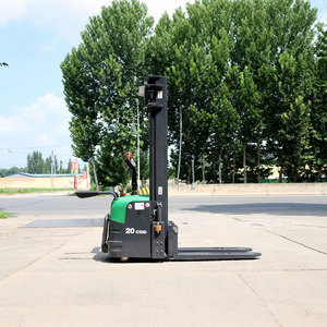 5 मीटर हाई लिफ्ट इलेक्ट्रिक स्टेकर 2 टन-स आईएसओ प्रमाणित बैटरी संचालित स्टेकर CDD-20 मॉडल पॉलीयूरेथेन टायर औद्योगिक ग्रेड - Product Image 4