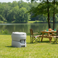 Toilette extérieure RV, lavabo pour le camping et les voyages
