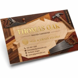 Tarjetas de Visita Personalizadas con Estampado en Caliente, Papel Recubierto a Todo Color para Abogados, Carpinteros, Artistas del Tatuaje, Maestros de Té - Product Image 2