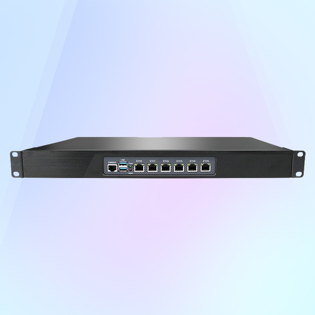 1U N5105 Network Security Rack-Mounted 6X2.5Gbe Commercial Home Gateway Pfsense Mikros Expandable Wifi 4G Firewall Router