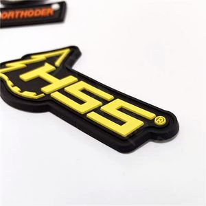 Écusson personnalisé en PVC souple 3D, silicone, gaufré, avec logo pour vêtements, impression UV transparente, patch en PVC, parche en silicone 3D - Product Image 1