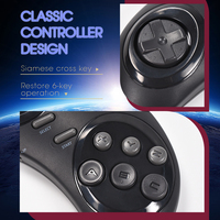 Consolas de Videojuegos Inalámbricas para MD Game Stick Consola de Video 2.4G para Sega Genesis Compatible con HDMI