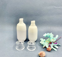 Flacon de crème cosmétique en plastique PETG de 30/60/80/100/150/200/300 ml, flacon pompe à lotion en plastique de luxe