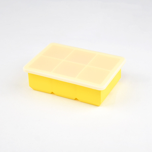 Bac à glaçons en silicone de qualité alimentaire, personnalisable avec logo, compatible congélateur et lave-vaisselle, facile à nettoyer, réutilisable avec couvercle, OEM/ODM - Product Image 1