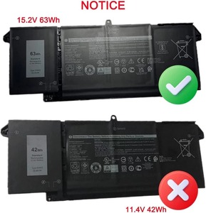 Batería para portátil 7FMXV 15,2 V 63Wh BST para Latitude 14 7320 7420 7520 13 5320 en stock - Product Image 5