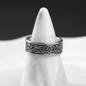 Hip Hop Jewelry <b>Set</b> Stainless Steel Irish Celtic Knot Bracelet Vintage <b>Bangle</b> Amulet Jewelry for Men - Product Image 4