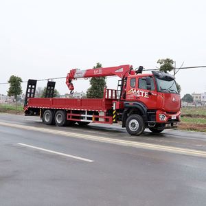 Camion grue Sinotruk Ho Wo 6x4 avec plateau de levage Changxing de 12 tonnes et échelle - Product Image 2