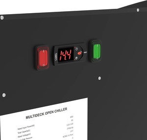 Lấy và đi thiết kế dọc bánh tủ lạnh tủ lạnh tủ trưng bày mở máy làm lạnh - Product Image 3