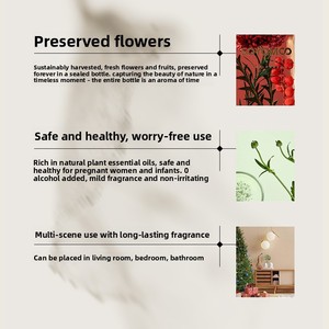 Diffuseur <span class=keywords><strong>d</strong></span>'aromathérapie miniature de Noël personnalisé, écologique, durable, avec fleurs séchées, <span class=keywords><strong>d</strong></span>écoration <span class=keywords><strong>d</strong></span>'intérieur, flacon en verre, ensemble de bâtonnets - Product Image 6