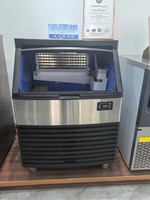 Machine à glaçons commerciale 160 kg par jour, acier inoxydable 304, nettoyage automatique, pour hôtel, restaurant et café