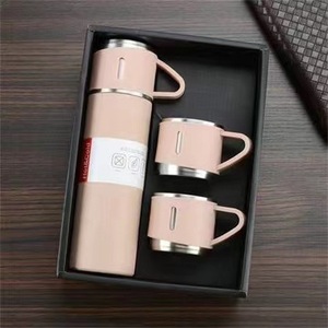 <span class=keywords><strong>Set</strong></span> Regalo Bestseller Tazza Termica con Tre Coperchi, Tazza in Acciaio Inox 304, Tazza Souvenir Aziendale in Confezione Regalo - Product Image 5