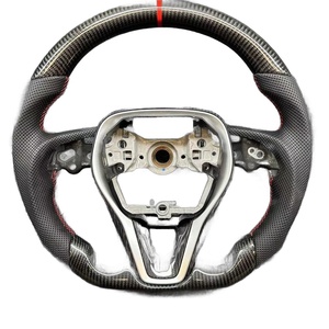 พวงมาลัยคาร์บอนไฟเบอร์สำหรับ Toyota Corolla Camry Levin RAV4 รุ่นสปอร์ตแต่งซิ่ง ลดราคาพิเศษ - Product Image 1