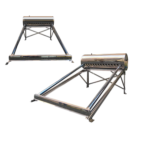 Chauffe-eau <span class=keywords><strong>solaire</strong></span> non pressurisé en acier inoxydable 150L, collecteur à tubes sous vide de 7 cm de largeur, type cadre arqué, pour usage domestique extérieur - Product Image 5