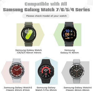 Correa de nailon trenzado para <span class=keywords><strong>Samsung</strong></span> Galaxy <span class=keywords><strong>Watch</strong></span> 7/6/<span class=keywords><strong>5</strong></span>/4/FE 40mm 44mm, 6/4 Classic 43mm 47mm 42mm 46mm, <span class=keywords><strong>5</strong></span> <span class=keywords><strong>Pro</strong></span> 45mm correa de reloj - Product Image 3