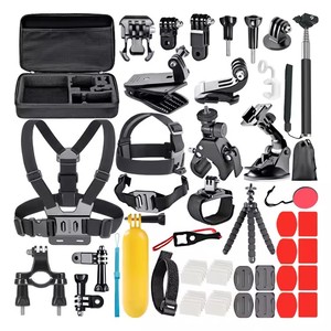 Kit de Accesorios para Cámara de Acción HONGDAK 58 en 1, Juego de Accesorios para GoPro Hero 13 12 <span class=keywords><strong>11</strong></span> 10, Monopié, Palo Selfie, Clip - Product Image 1