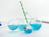 Porte-stylo en verre Encrier en verre Porte-stylo de calligraphie Écriture manuscrite