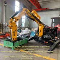 Robot de démolition, machine de démolition hydraulique, démolition robotisée télécommandée