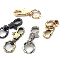 Accessoires de quincaillerie en alliage de zinc : Mousquetons, fermoirs à ressort, anneaux en O, plaques de sangle, porte-clés, colorés et tendance