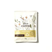Sacs d'emballage personnalisés imprimés à trois soudures latérales, doublés de film, de qualité alimentaire, thermoscellables (BOPP/AL/PE) mm pour grains de café et café moulu