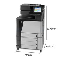 Printer Laser Warna Hp M880 Rekondisi Printer A3 Auto Duplex Imprimante Laser Tugas Berat Perusahaan Berkualitas Tinggi Profesional