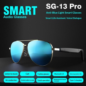Lunettes intelligentes avec traduction IA, lecture de musique, casque sportif, appels mains libres, lunettes connectées portables - Product Image 3