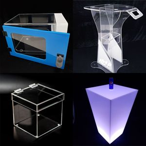 ตู้โชว์อะคริลิคใสแบบสั่งทำตัวล็อคเคสใสทันสมัยสำหรับตู้ไฟฟ้าความหนา3มม. รีไซเคิลได้สำหรับตู้โชว์ - Product Image 3