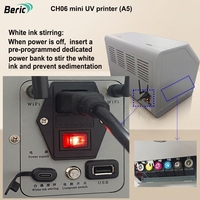 Imprimante UV EPSONi3200 avec tête d'impression, format A5 mini, compatible avec tous les modèles de coques de téléphone, de batteries externes et autres gadgets
