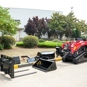 Mini-chargeuse compacte sur chenilles personnalisée, moteur diesel Euro5/EPA, attache ripper, moteur de décompactage du sol, 500 kg - Product Image 3