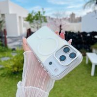 Étui magnétique à prix d'usine pour Samsung Galaxy A17 A16 A55 A57 S23FE S26 – Coque translucide mate au design fluorescent mignon et tendance
