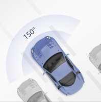 10 pouces écran tactile avant et arrière 4K double caméra Wifi Vision nocturne 4K miroir Dash Cam pour voiture