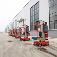 Système de descente d'urgence pour échafaudage électrique monomât en alliage d'aluminium, équipement de travail en hauteur pour chantier de construction