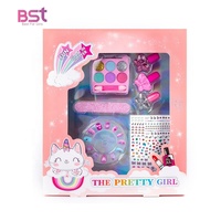 BST Ex Set mainan Makeup anak perempuan, Kit riasan seri palet kosmetik dapat dicuci harga pabrik