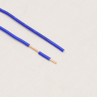 Câble électrique en cuivre sans oxygène de haute pureté, isolé en PVC, 24 AWG, résistant au feu, léger, écologique, conforme à la norme BASEC ROHS