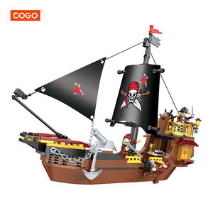 COGO 318 pièces, modèle <span class=keywords><strong>de</strong></span> bateau pirate, jouets éducatifs pour enfants, blocs <span class=keywords><strong>de</strong></span> construction - Product Image 1