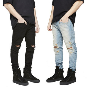 Jeans Strappati e Distressed da Uomo, Vendita all'Ingrosso dalla Fabbrica Cinese - Product Image 2