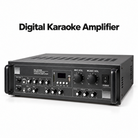 Amplificateur de puissance pour karaoké commercial, sortie 8 ohms, lecteur USB SD et connexions audio RCA multiples