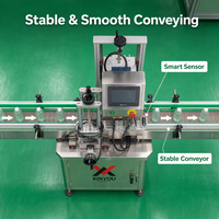 Machine automatique pneumatique de bouchage et de scellage pour bouteilles et canettes de shampoing liquide et de cosmétiques
