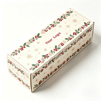 Wholesale Custom Eco Friendly Christmas Packaging Box Seasonal Merchandise Corrugated Mailer Paper Box