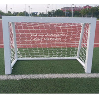 Buts de football mobiles en aluminium 2m * 3m Buts de football professionnels pleine grandeur pour enfants et adultes Buts de terrains de football intérieur