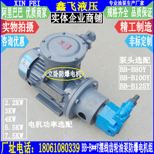 Moteur de pompe à engrenages cycloïdaux antidéflagrant vertical et horizontal LWBZ-BB-B80Y B100Y B125Y pour unités de pompage pétrolier - Product Image 1