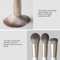 Ensemble de pinceaux de maquillage professionnels avec logo personnalisé Trousse de maquillage Poudre Blush Fond de teint Highlight Fard à paupières Sourcils Lèvres Kit de maquillage