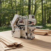 Raboteuse à bois double face robuste, machine industrielle pour le travail du bois, moteur haute précision, puissance 15,57 kW, meilleur prix d'usine