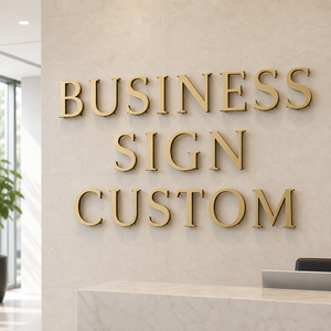 Letras de Logotipo Metálicas 3D de Acero Inoxidable Personalizadas, Letrero Sin Iluminación para Oficina de Finanzas Hipotecarias, Recepción, Letrero con Logotipo Corporativo - Product Image 4