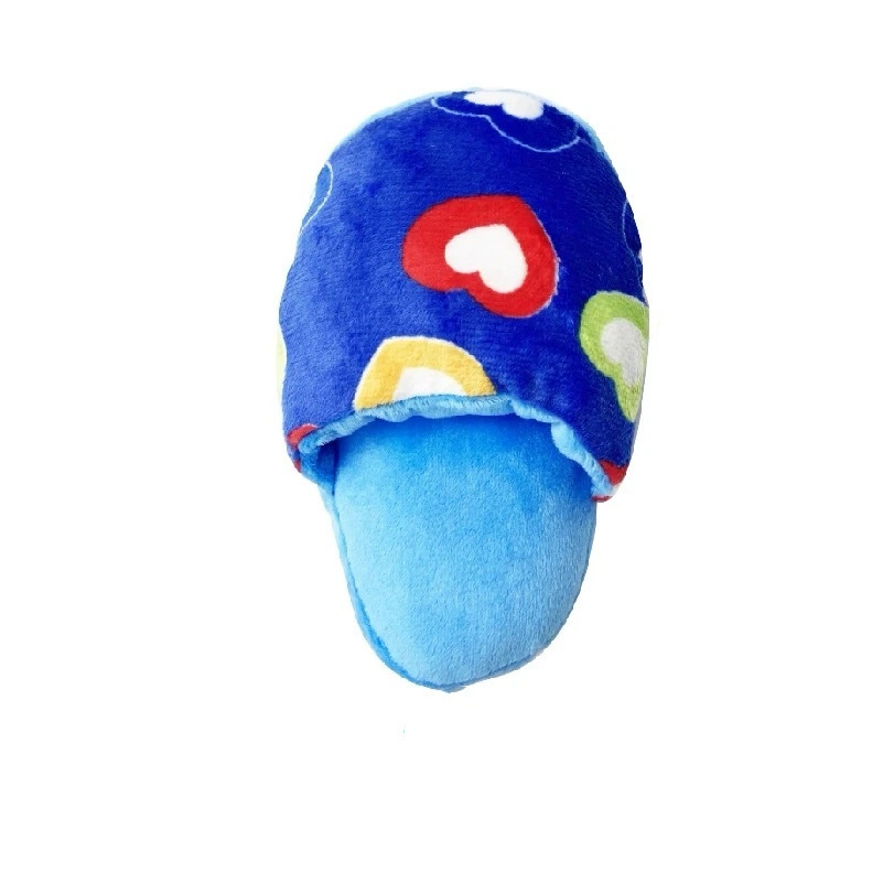 Blue Heart - Plush Slippers