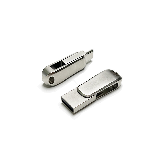 Laser Logo Mini Metal Type-C USB Flash Drive 2.0 3.0 8GB 16GB Memory Stick 32GB 64GB 128GB Pen Drive for Iphone 15/16/17