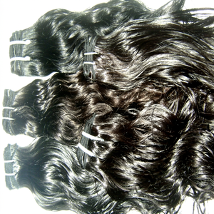 Extensiones de Cabello Indio Remy de Onda Profunda Suelta de 18 Pulgadas, de Alta Calidad, Cabello Humano Natural de Templo de Tamil Nadu, Más Vendidas - Product Image 1